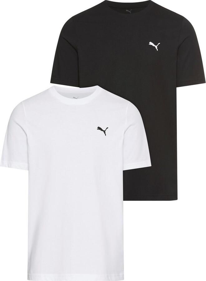 PUMA T-shirt ESS LOGO TEE MULTIPACK M (2-delig) - Foto 5
