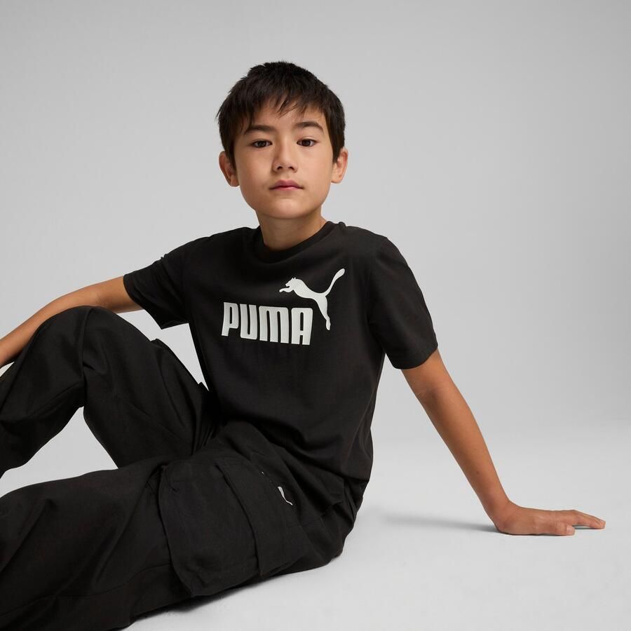 PUMA T-shirt ESS NO. 1 LOGO TEE B voor kinderen 100% katoen - Foto 4