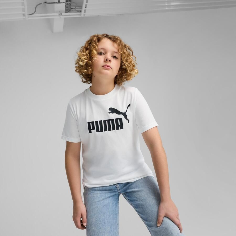 PUMA T-shirt ESS NO. 1 LOGO TEE B voor kinderen 100% katoen - Foto 3