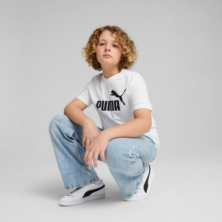 PUMA T-shirt ESS NO. 1 LOGO TEE B voor kinderen 100% katoen - Foto 2