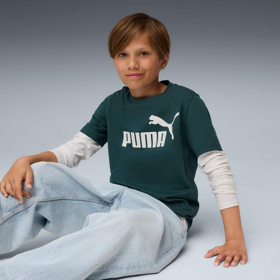 PUMA T-shirt ESS NO. 1 LOGO TEE B voor kinderen 100% katoen - Foto 3