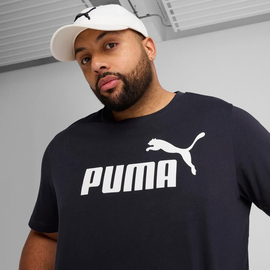 PUMA T-shirt ESS NO. 1 LOGO TEE Basic heren T-shirt met logo - Foto 6