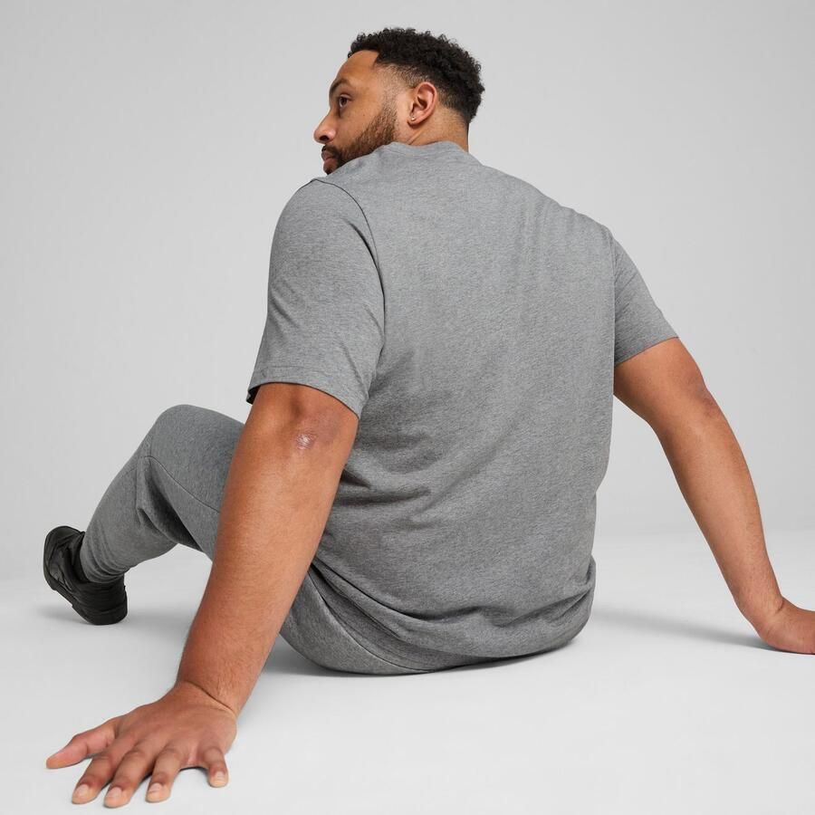 PUMA T-shirt ESS NO. 1 LOGO TEE Basic heren T-shirt met logo