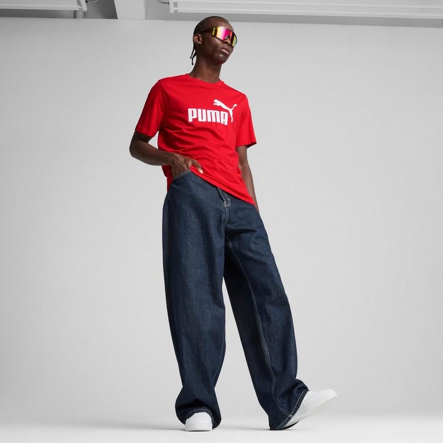 PUMA T-shirt ESS NO. 1 LOGO TEE Basic heren T-shirt met logo - Foto 2