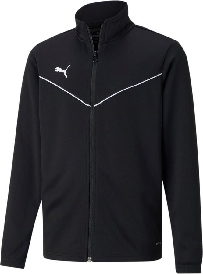 Puma Junior sportvest zwart wit Polyester Opstaande kraag 128
