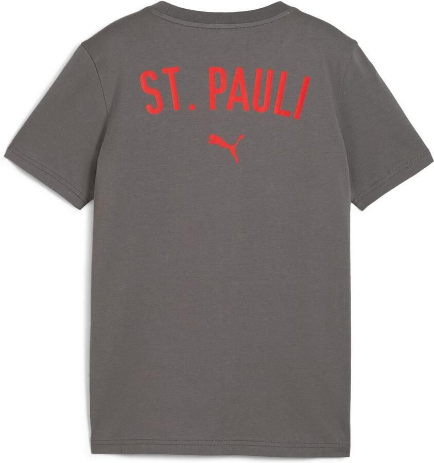 PUMA Trainingsshirt FCSP CASUALS TEE JR FC St. Pauli fanshirt 2024 2025 kinderen