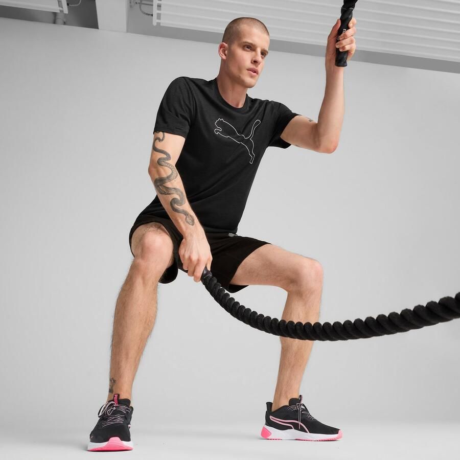 PUMA Trainingsshirt M TAD ESSENTIAL HEATHER CAT TEE (CF LARGE CAT) - Foto 2