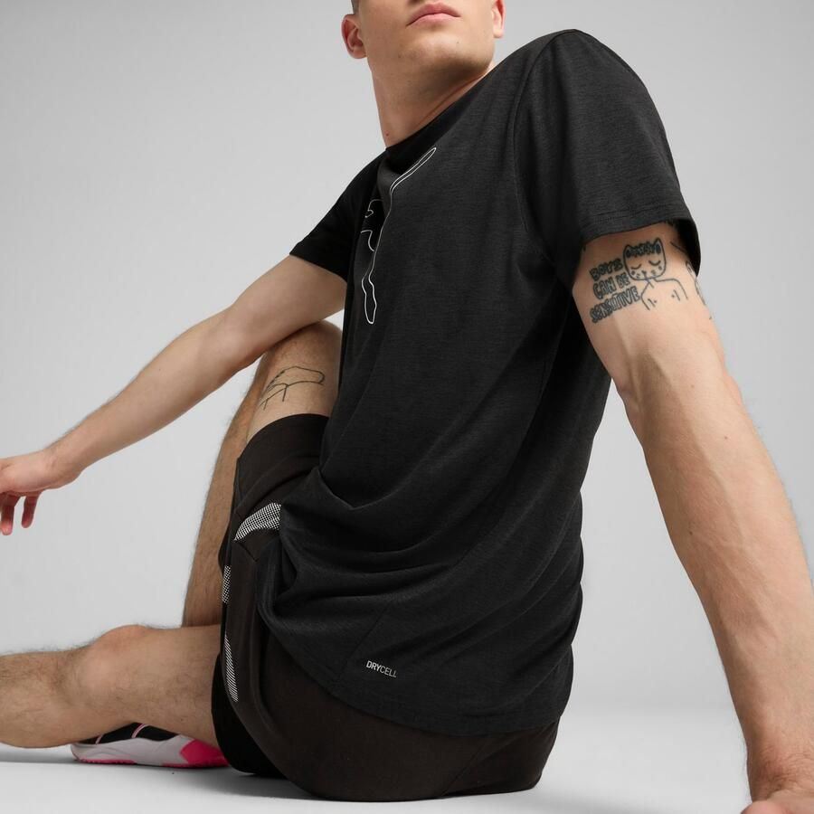 PUMA Trainingsshirt M TAD ESSENTIAL HEATHER CAT TEE (CF LARGE CAT) - Foto 3