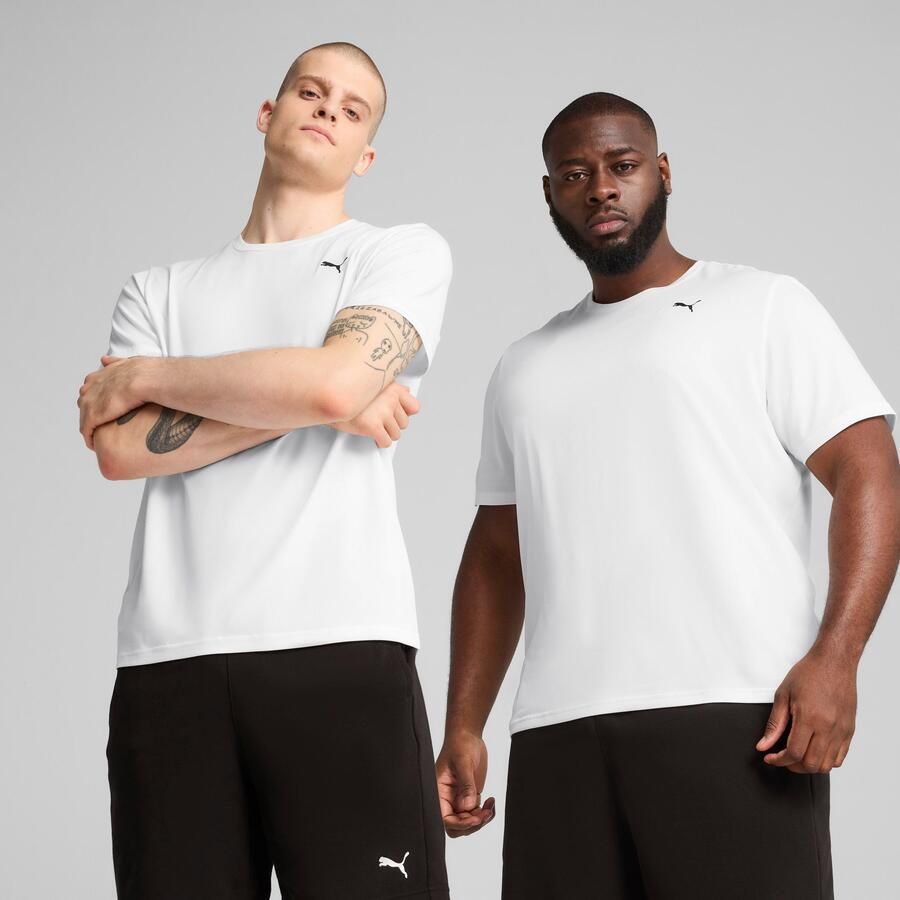 PUMA Trainingsshirt M TAD ESSENTIALS SOLID CAT TEE (LC SMALL CAT)