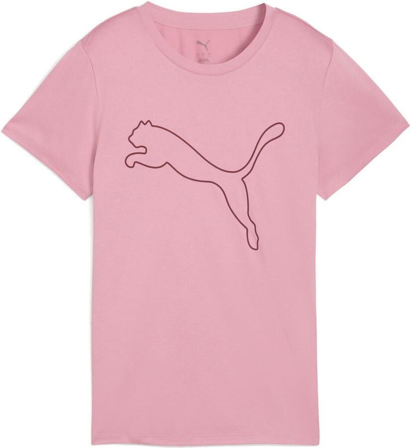 PUMA Trainingsshirt W TAD ESSENTIAL HEATHER LOGO TEE