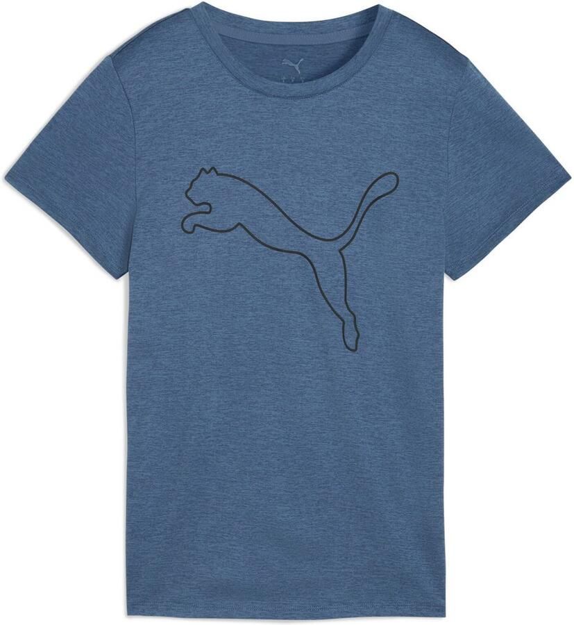 PUMA Trainingsshirt W TAD ESSENTIAL HEATHER LOGO TEE