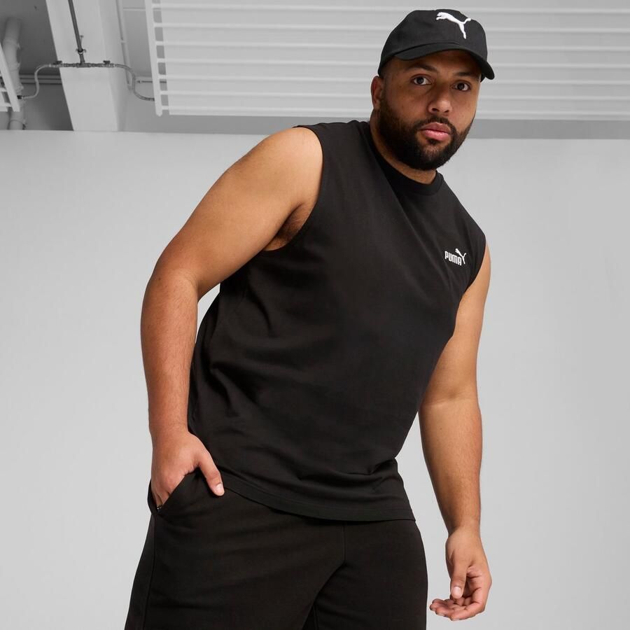 PUMA Trainingsshort ESS NO. 1 LOGO SHORTS 10" Sweatshorts met zacht French Terry materiaal