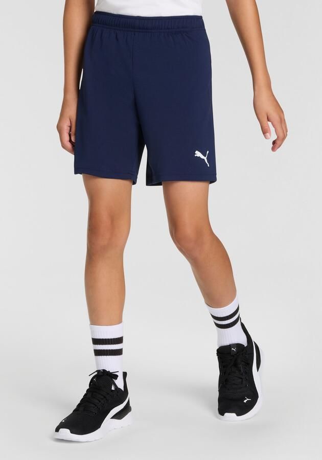 Puma teamrise voetbalbroekje blauw wit kinderen - Foto 5