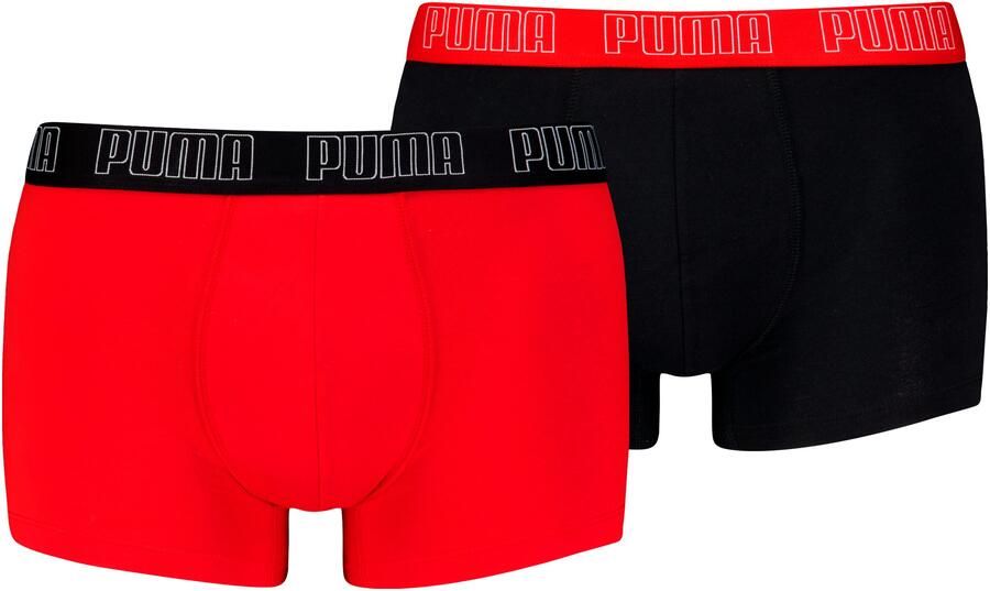 Puma Rood Zwart Everyday Trunk Boxers Multicolor Heren - Foto 5