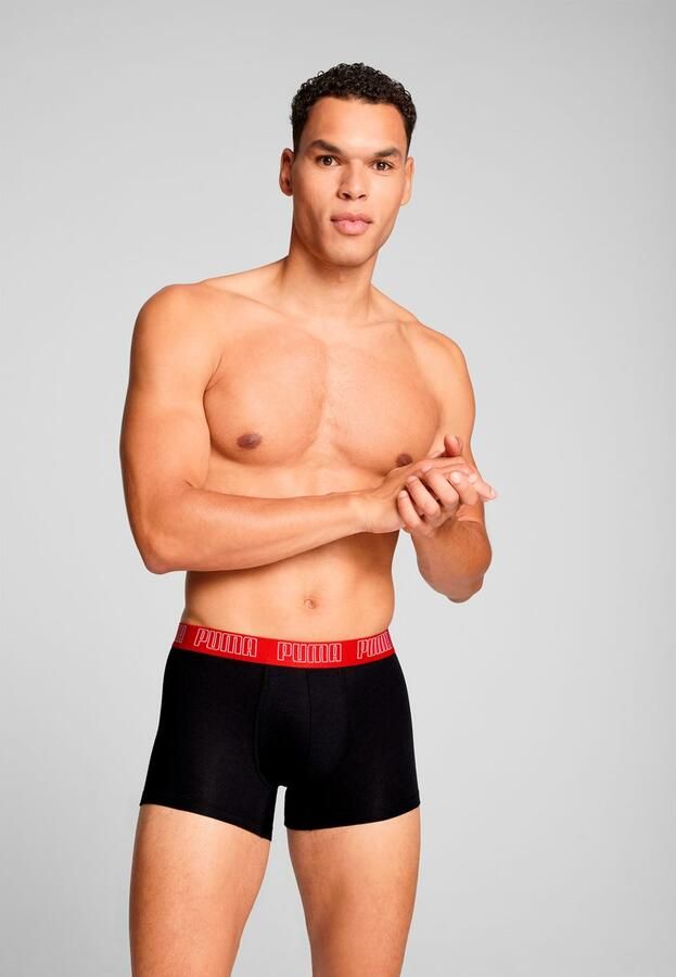 Puma Rood Zwart Everyday Trunk Boxers Multicolor Heren - Foto 4