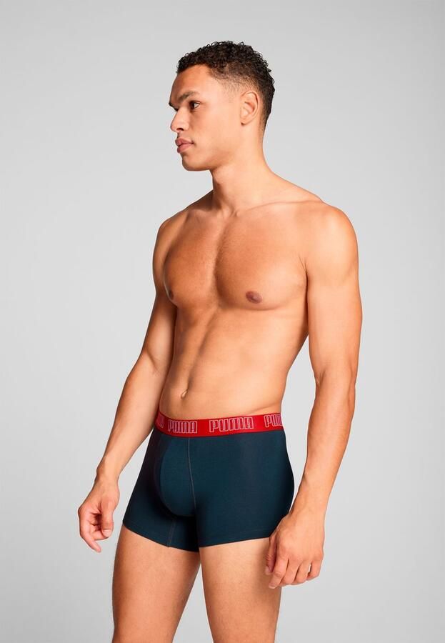 Puma Everyday Trunk Boxers Marineblauw Grijs Multicolor Heren - Foto 5