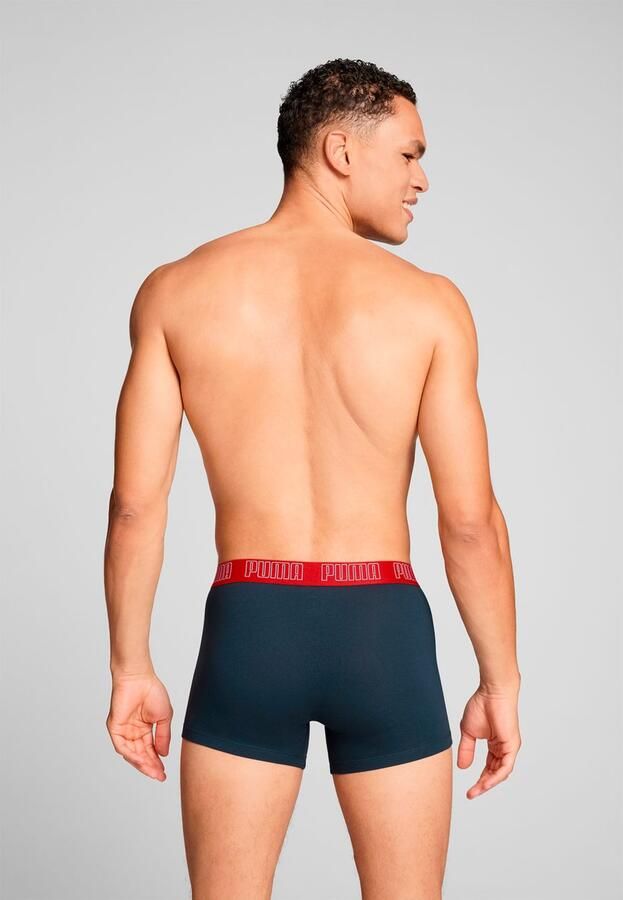 Puma Everyday Trunk Boxers Marineblauw Grijs Multicolor Heren - Foto 6