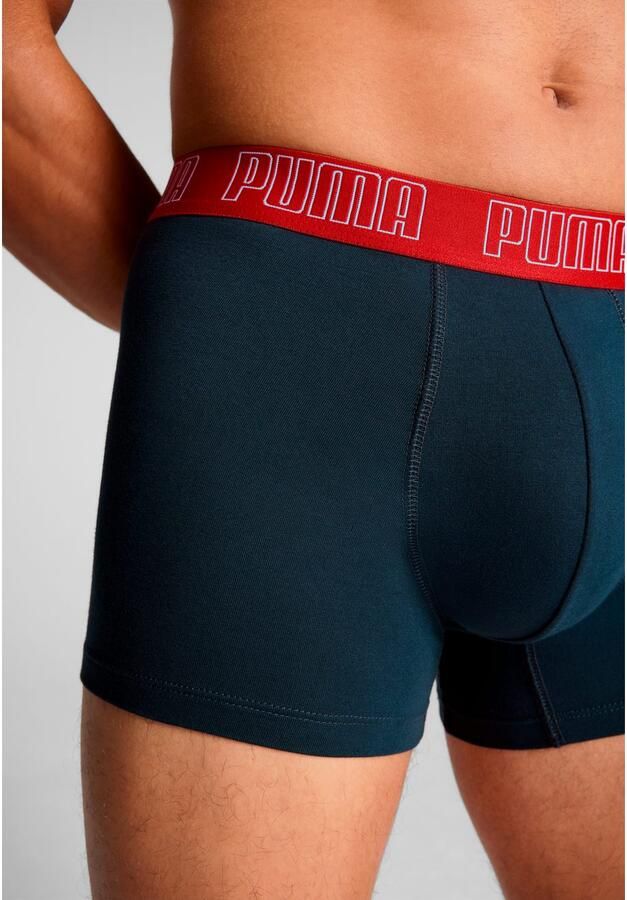 Puma Everyday Trunk Boxers Marineblauw Grijs Multicolor Heren - Foto 2