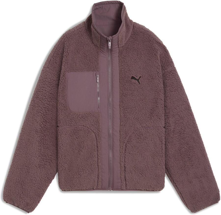 PUMA Tweezijdig te dragen jack REVERSIBLE HYBRID SHERPA JACKET