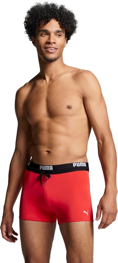 PUMA Zwembroek SWIM MEN LOGO SWIM TRUNK elastische logotailleband met geïntegreerd trekkoord - Foto 6