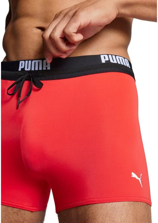 PUMA Zwembroek SWIM MEN LOGO SWIM TRUNK elastische logotailleband met geïntegreerd trekkoord - Foto 4