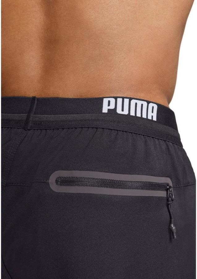 PUMA Zwemshort SWIM MEN LOGO SHORT LENGTH SWIM SHORTS Zijzakken achterzak met ritssluiting trekkoord - Foto 4