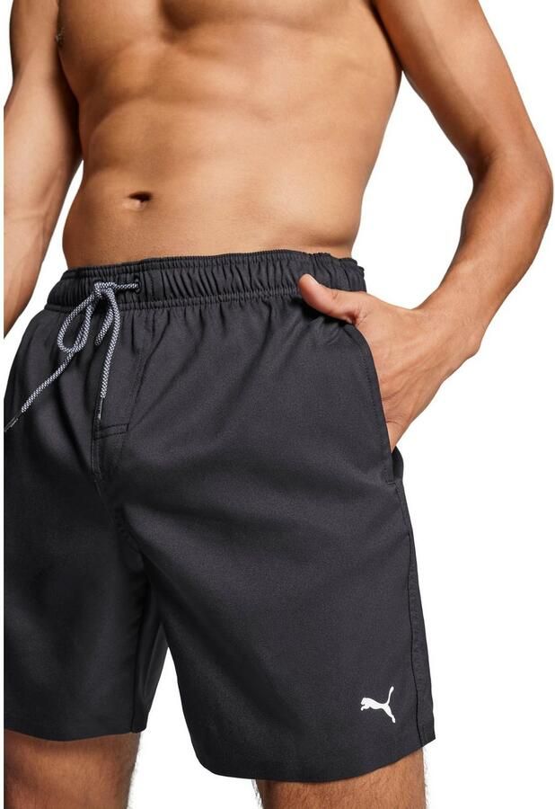 PUMA Zwemshort SWIM MEN MEDIUM LENGTH SWIM SHORTS High-tech ritssluiting op de achterzak zijzakken - Foto 3