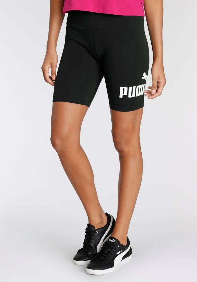 Puma essentials 7-inch logo bikershorts zwart dames