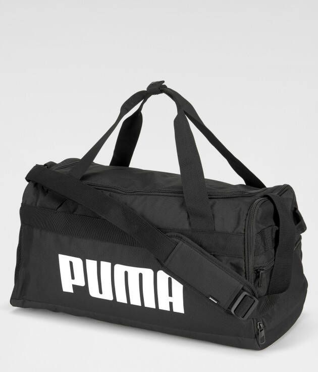 Puma sporttas Challanger Duffel S 35L zwart wit Logo
