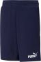 Puma sweatshort donkerblauw Jongens Katoen Logo 128 - Thumbnail 1
