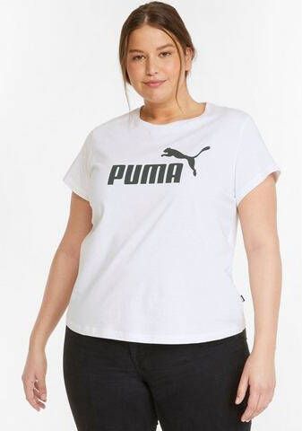 PUMA Performance Plus SIZE T-shirt met labelprint
