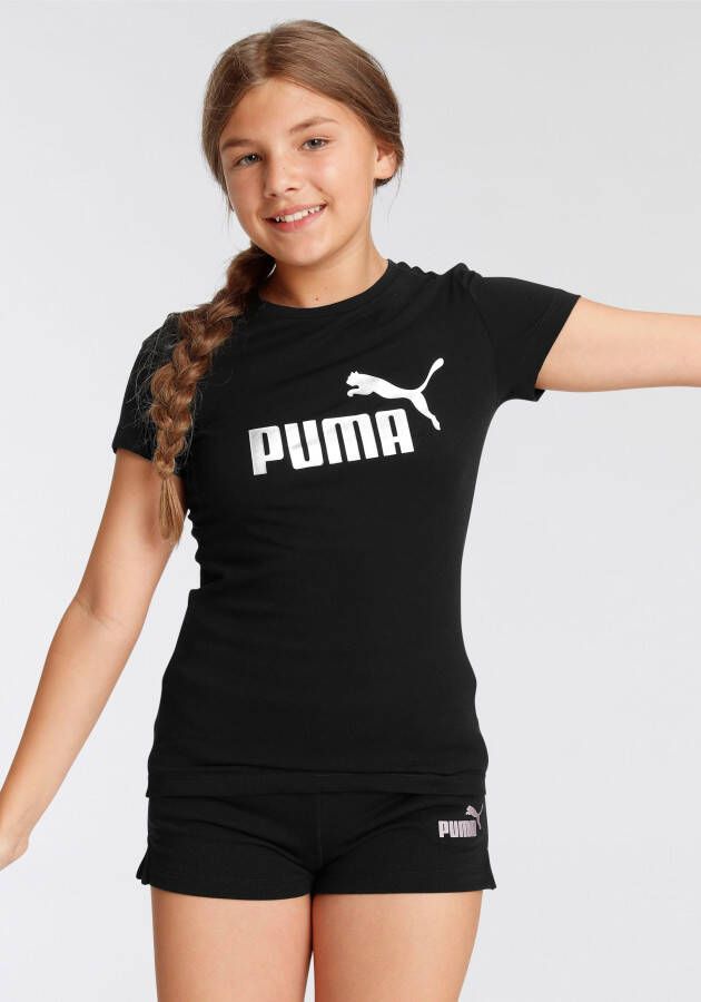 PUMA T-shirt ESS+ Logo Tee voor kinderen
