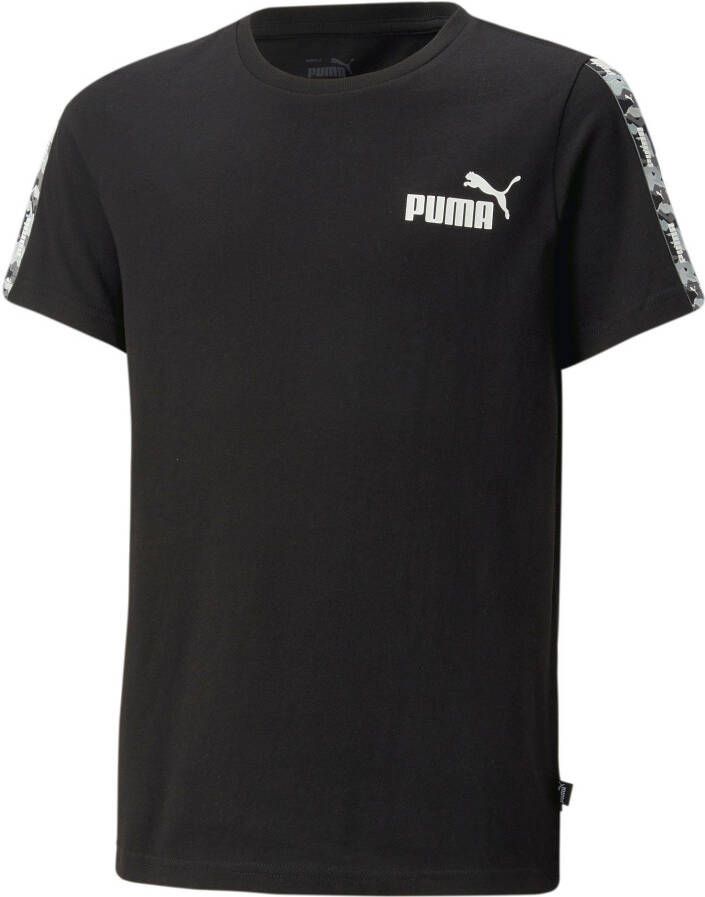 Puma T-shirt Zwart T-shirt Jongens