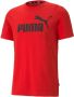 Puma T-shirt Essential Logo Rood Heren - Thumbnail 2