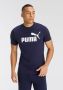 Puma essentials logo shirt blauw heren - Thumbnail 2