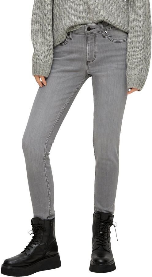 Q S designed by 5-pocket jeans Sadie slim fit met stretchpercentage - Foto 4