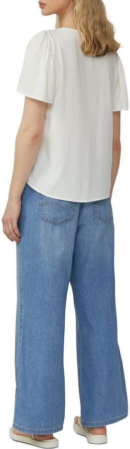 Q S designed by Blouse met korte mouwen met v-halslijn en van viscose - Foto 2