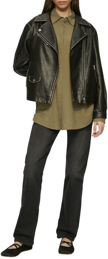 Q S designed by Blouse met lange mouwen van een linnenmix met viscose - Foto 4