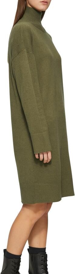 Q S designed by Gebreide jurk met geribde staande kraag - Foto 3