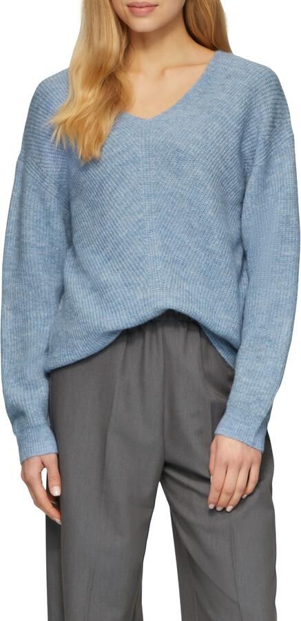 Q S designed by Gebreide trui in gemêleerde look - Foto 6