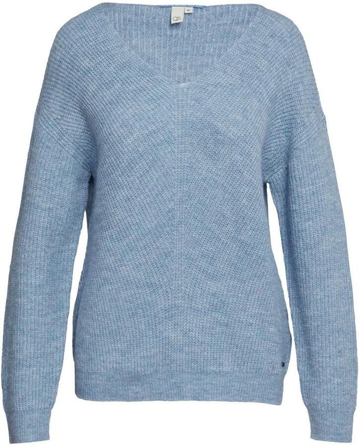 Q S designed by Gebreide trui in gemêleerde look - Foto 3