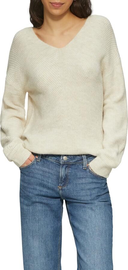 Q S designed by Gebreide trui in gemêleerde look - Foto 5