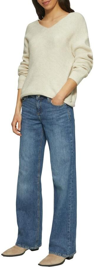 Q S designed by Gebreide trui in gemêleerde look - Foto 3