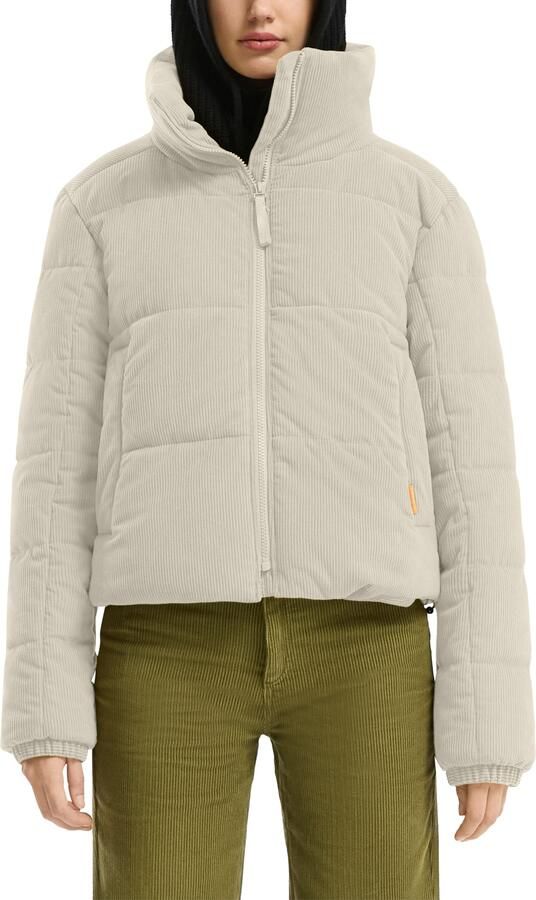 Q S designed by Gewatteerde jas kort van corduroy en met opstaande kraag - Foto 4