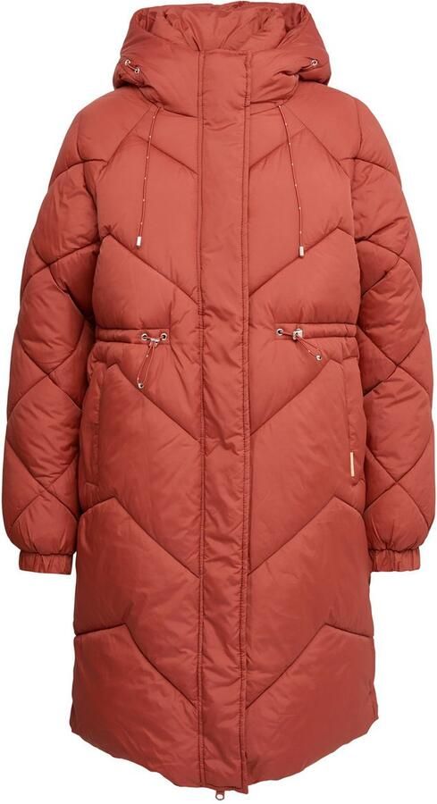 Q S designed by Gewatteerde jas met een capuchon