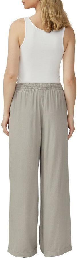 Q S designed by Linnen broek Zomerbroek met elastische tailleband en trekkoord - Foto 5