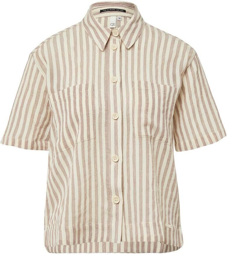 Q S designed by Overhemdblouse met streepmotief