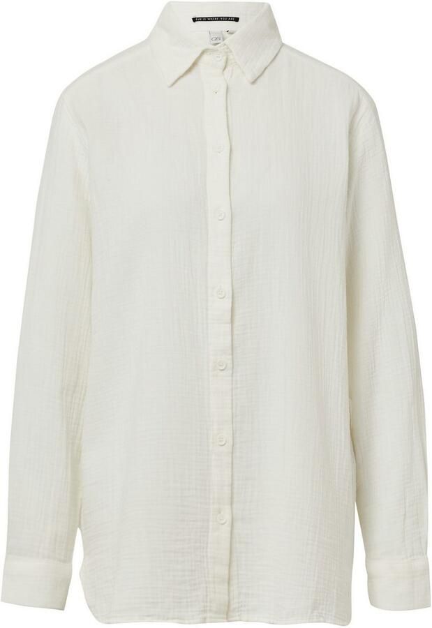 Q S designed by Overhemdblouse van luchtige mousseline kwaliteit