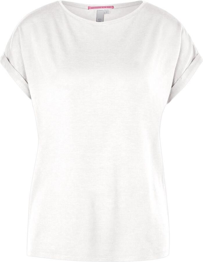 Q S designed by Shirt met korte mouwen met mouwomslagen - Foto 4