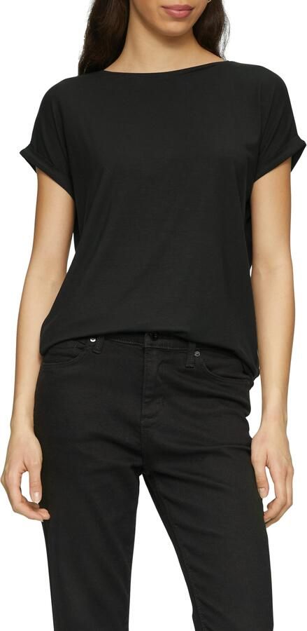 Q S designed by Shirt met korte mouwen met mouwomslagen - Foto 7